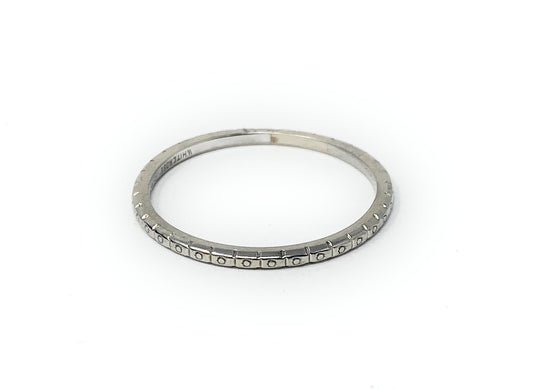18k Art Deco Orange Blossom Ring