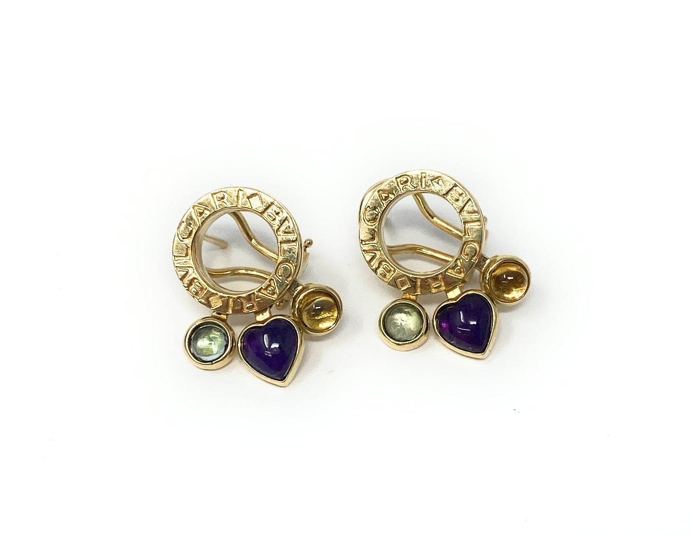 14k Bvlgari Earrings 9.5g