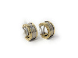 Bvlgari B.Zero 1 Hoop Huggies 14k Two Toned
