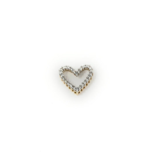 14k Heart Pendant 1.1g