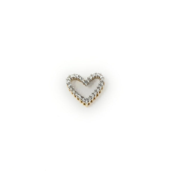 14k Heart Pendant 1.1g