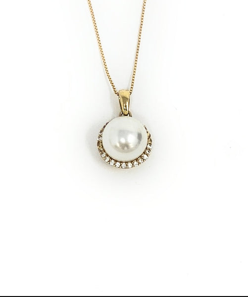 14k Pearl Pendant 2.5g