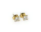 14k Diamond Earrings (1tcw Each) I2Color F