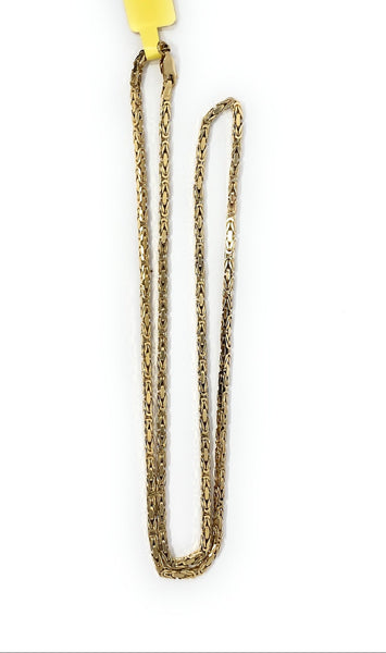 14k Box Necklace 21.5g