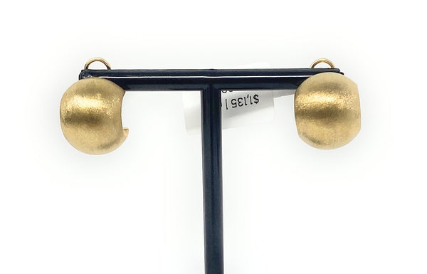 14k Solid Gold Chunky Hoops 7.4g