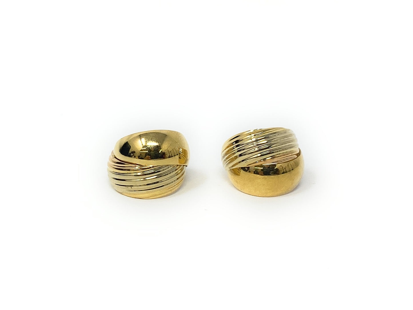 18k Hoop Earrings 8.3g