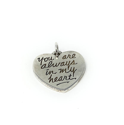 James Avery 925 "You are always in my heart" Charm