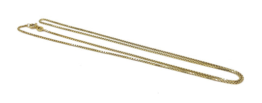 14k Box Necklace 4.7g