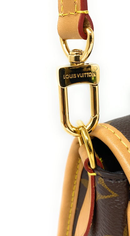 Louis Vuitton Diane Monogram Canvas Purse & Crossbody Bag In Box