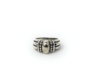 Retired James Avery 925 Thatch Beaded Ring Size 6