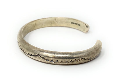 Native American Inspired "Sterling Tahe" Sterling Silver Cuff Bracelet 23.6g