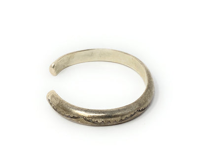 Native American Inspired "Sterling Tahe" Sterling Silver Cuff Bracelet 23.6g
