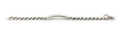 James Avery Sterling Silver Heavy Men’s ID 40g Retired Bracelet 8”