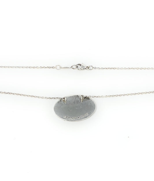 Tiffany & Co 925 Oval Name Tag Necklace