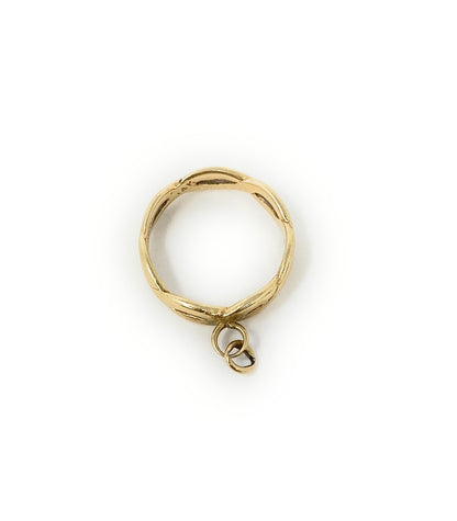 James Avery 14K Yellow Gold Twisted Band Retired Ring – Size 3.5 – 1.9g