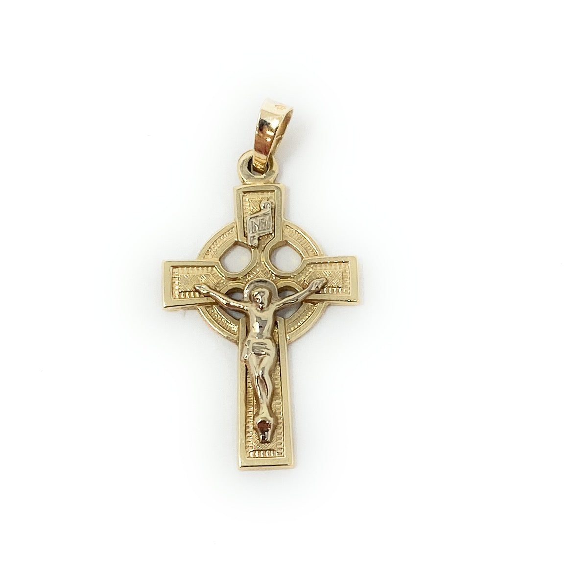 14k Crucifix Pendant 1.6g