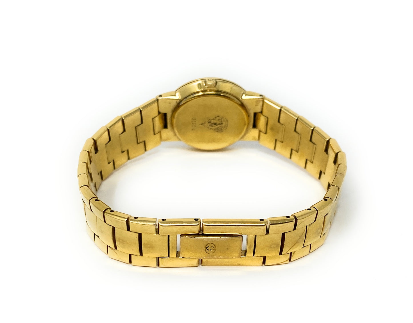 Gucci 3300L Ladies Watch 26mm  Gold Plated Max Wrist 7in- Working