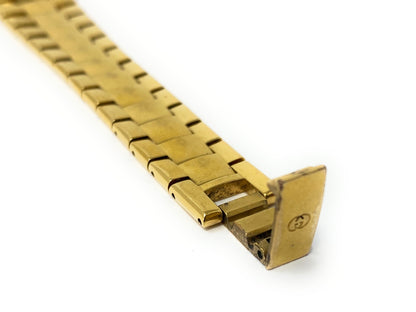 Gucci 3300L Ladies Watch 26mm  Gold Plated Max Wrist 7in- Working