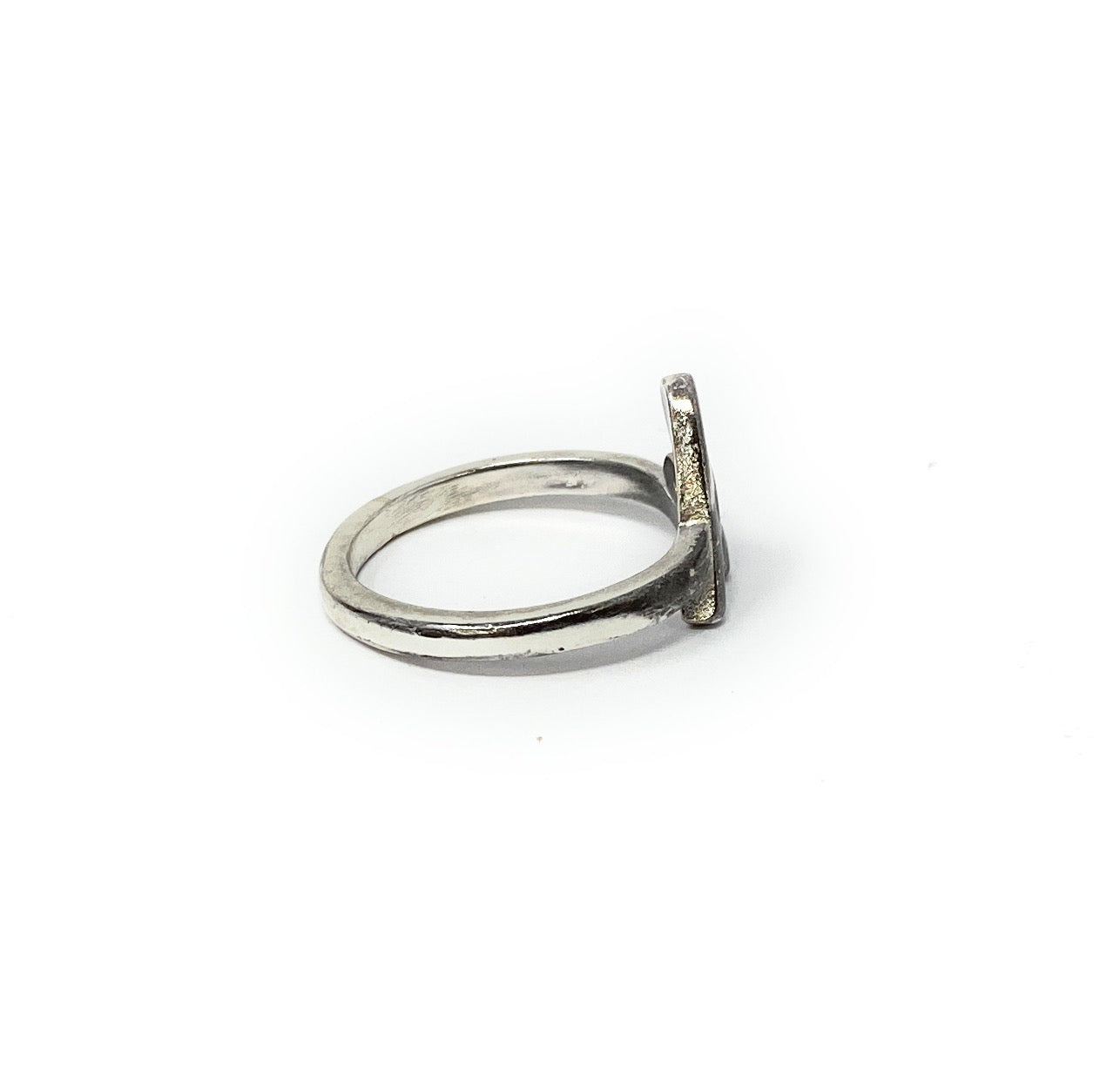James Avery 925 Sterling Silver "script" Initial Ring letter "K" Size 6.5