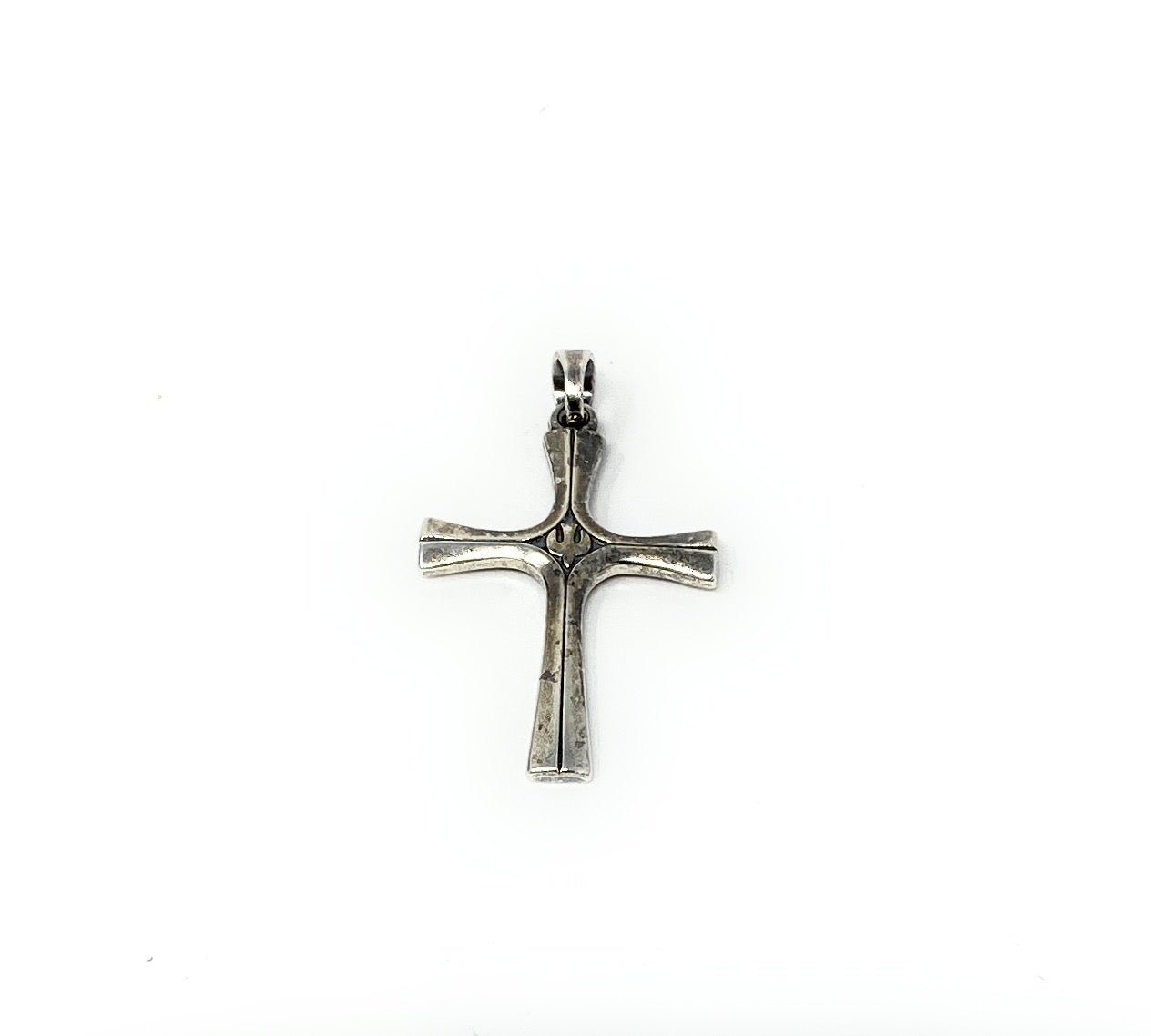 James Avery Retired 925 Sterling Silver Medium Descending Dove Cross Pendant