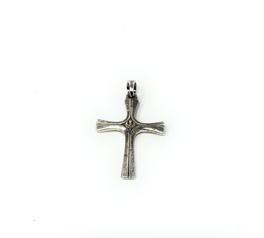 James Avery Retired 925 Sterling Silver Medium Descending Dove Cross Pendant