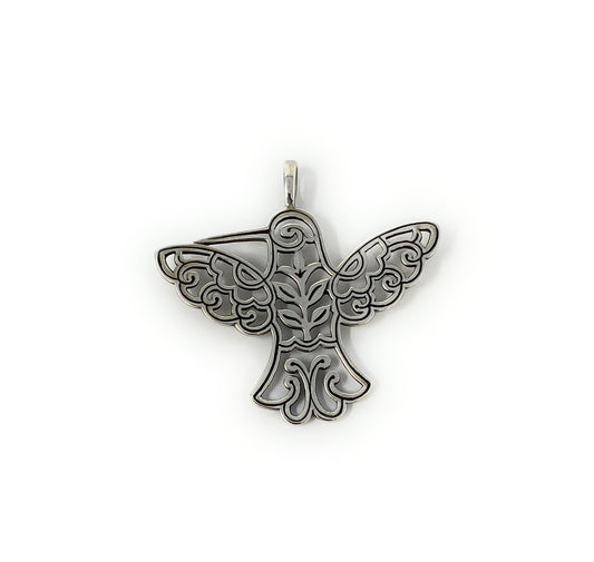 James Avery 925 Openwork Humming Bird Pendant Retired