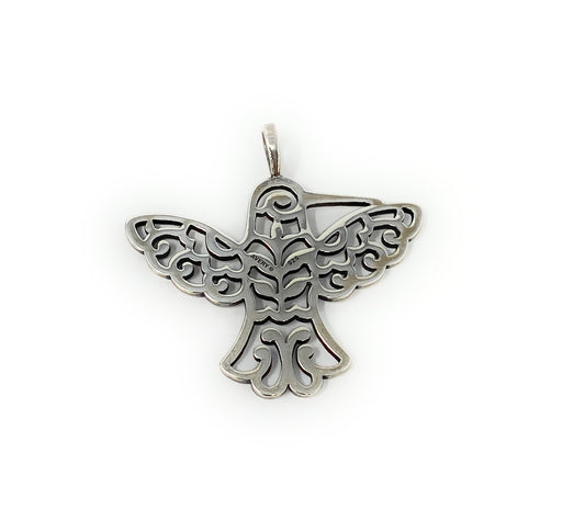 James Avery 925 Openwork Humming Bird Pendant Retired