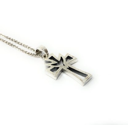 James Avery 925 Retired Holy Spirit Descending Dove Cross Necklace