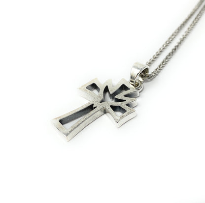 James Avery 925 Retired Holy Spirit Descending Dove Cross Necklace
