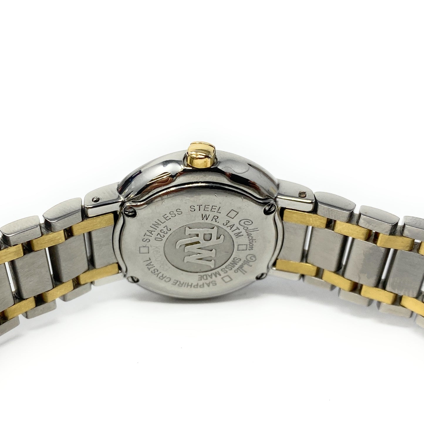 Raymond Weil Two Toned 18K & S. Steel Mother Of Pearl Dial Diamond Ladies Watch