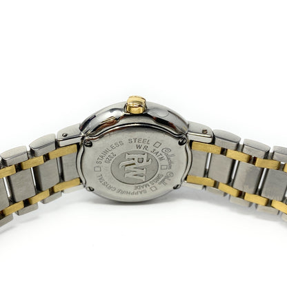 Raymond Weil Two Toned 18K & S. Steel Mother Of Pearl Dial Diamond Ladies Watch