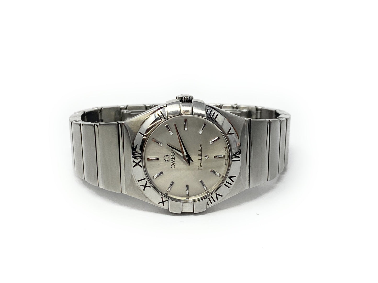 Omega Women’s 123.10.24.60.02.002 Constellation Silver Dial S. Steel Watch