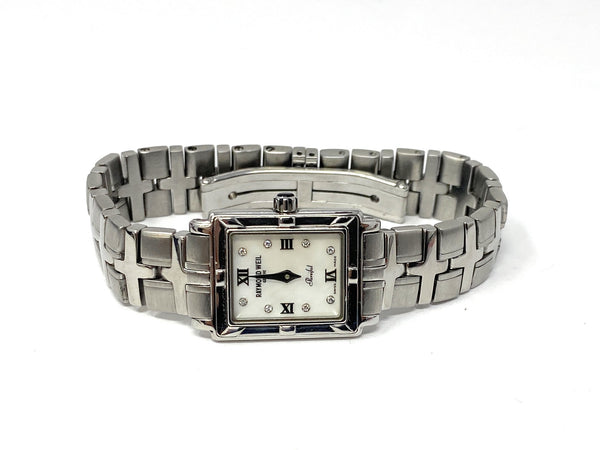 Raymond Weil 9631- B502711  Ladies 6 Inch Mother of Pearl & Diamond Dial 6in