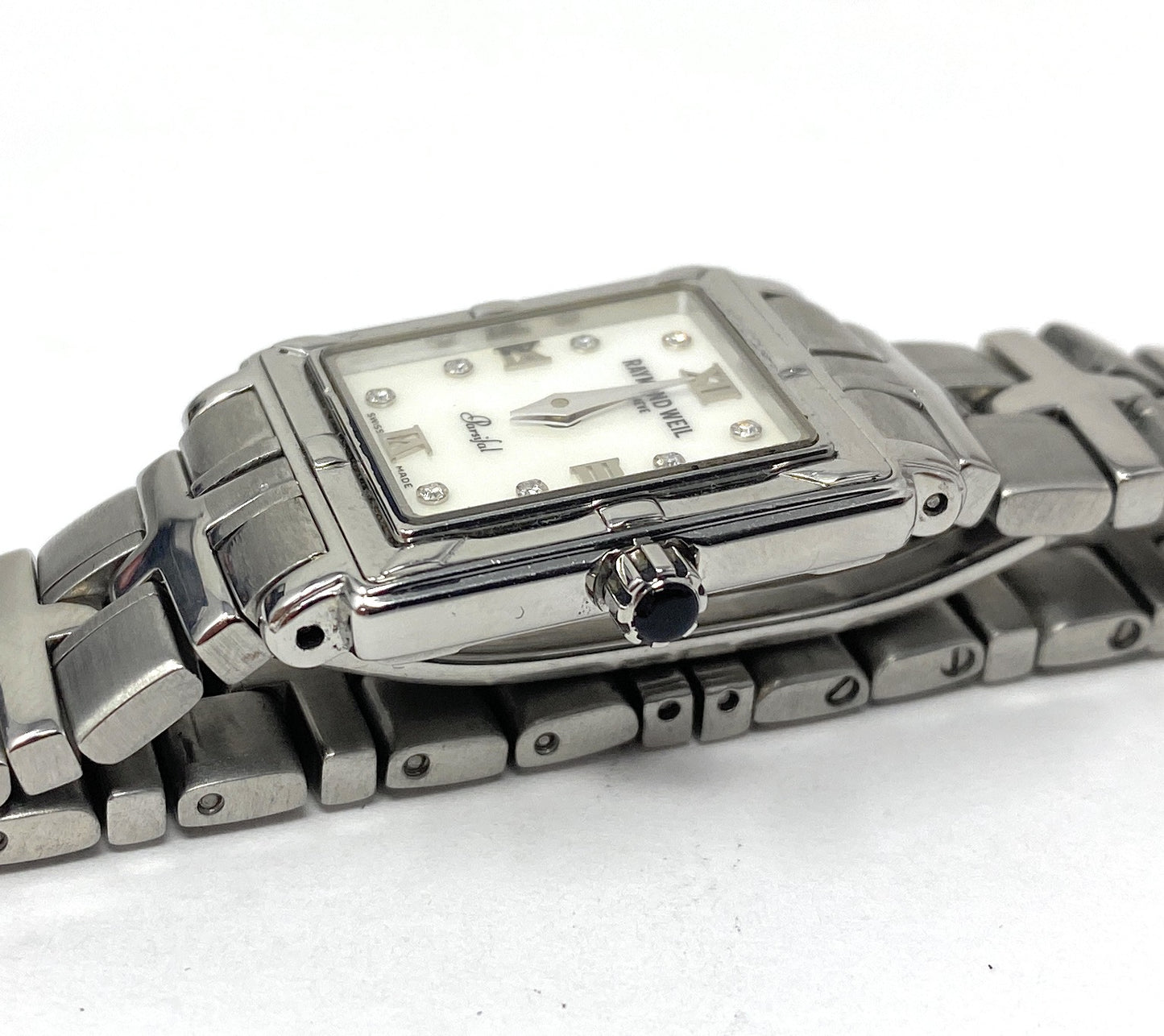 Raymond Weil 9631- B502711  Ladies 6 Inch Mother of Pearl & Diamond Dial 6in