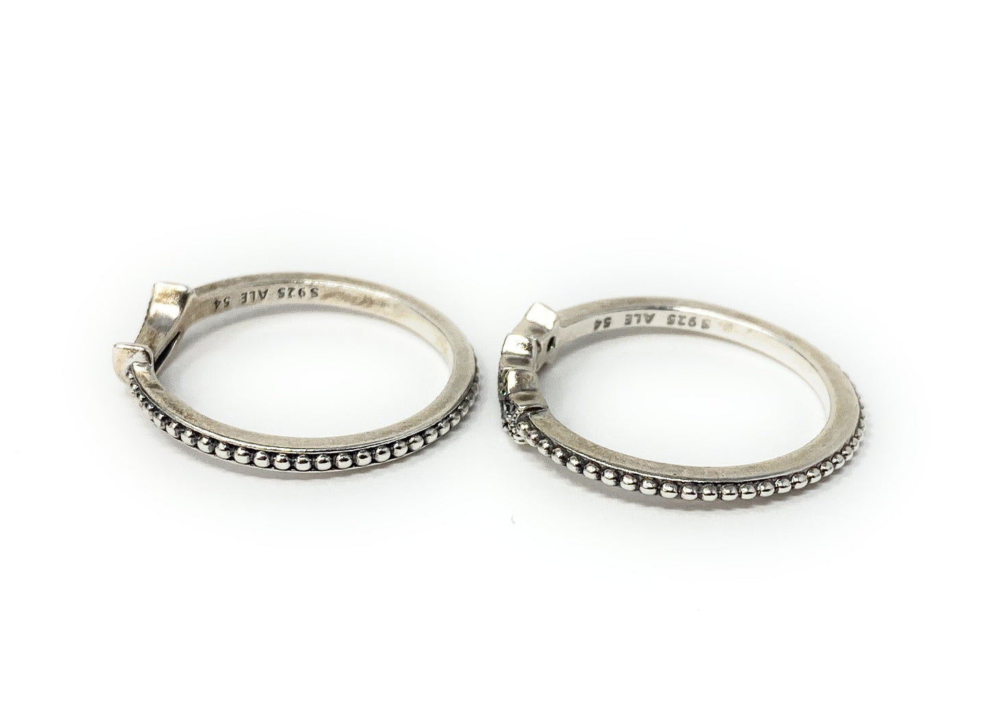 Pandora S925 ALE Rings Lot of 4 Sizes 6.5-7