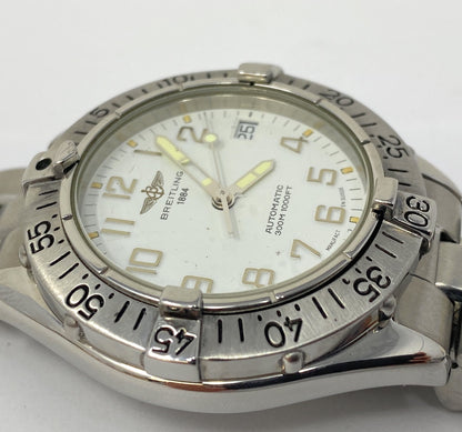Breitling Colt A17035  Automatic 38mm S. Steel Men's Wristwatch Max Size 7