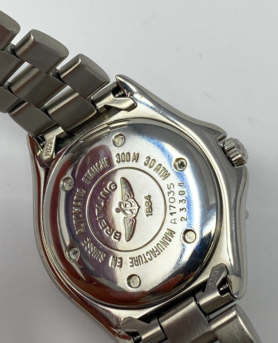 Breitling Colt A17035  Automatic 38mm S. Steel Men's Wristwatch Max Size 7