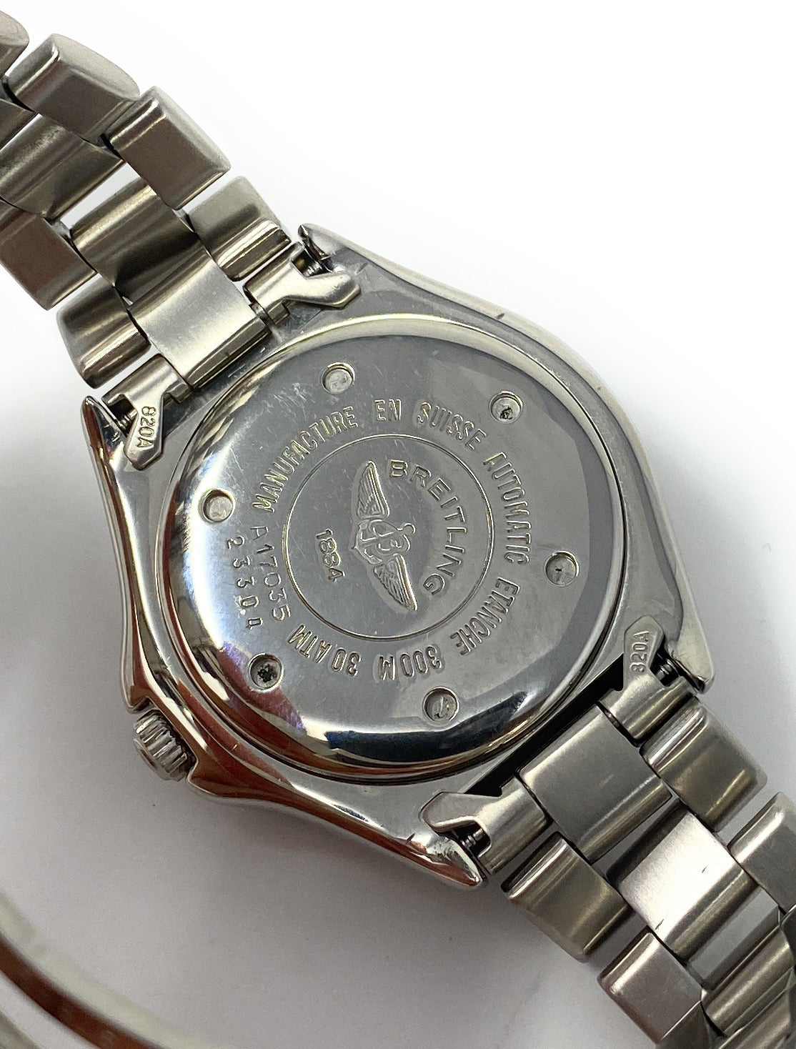 Breitling Colt A17035  Automatic 38mm S. Steel Men's Wristwatch Max Size 7