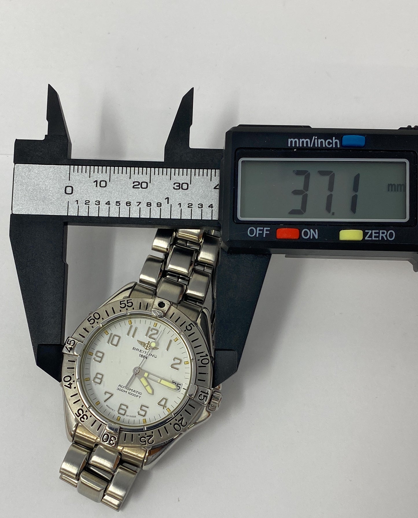 Breitling Colt A17035  Automatic 38mm S. Steel Men's Wristwatch Max Size 7