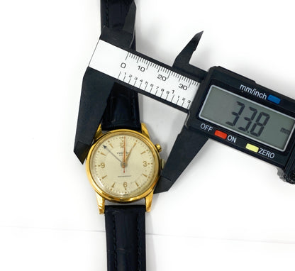 Vulcain 305012 Cricket Men's 34mm Wristwatch - Running not tested Wrist Size 8