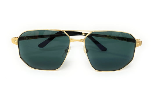 Cartier XL Santos de Cartier Green Navigator Sunglasses CT0462S 60 | 16