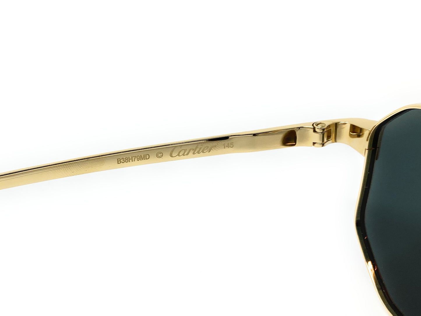 Cartier XL Santos de Cartier Green Navigator Sunglasses CT0462S 60 | 16