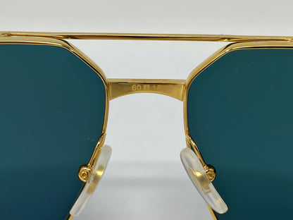 Cartier XL Santos de Cartier Green Navigator Sunglasses CT0462S 60 | 16