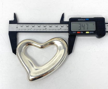 Tiffany & Co. Elsa Peretti Sterling Silver Open Heart Buckle Only