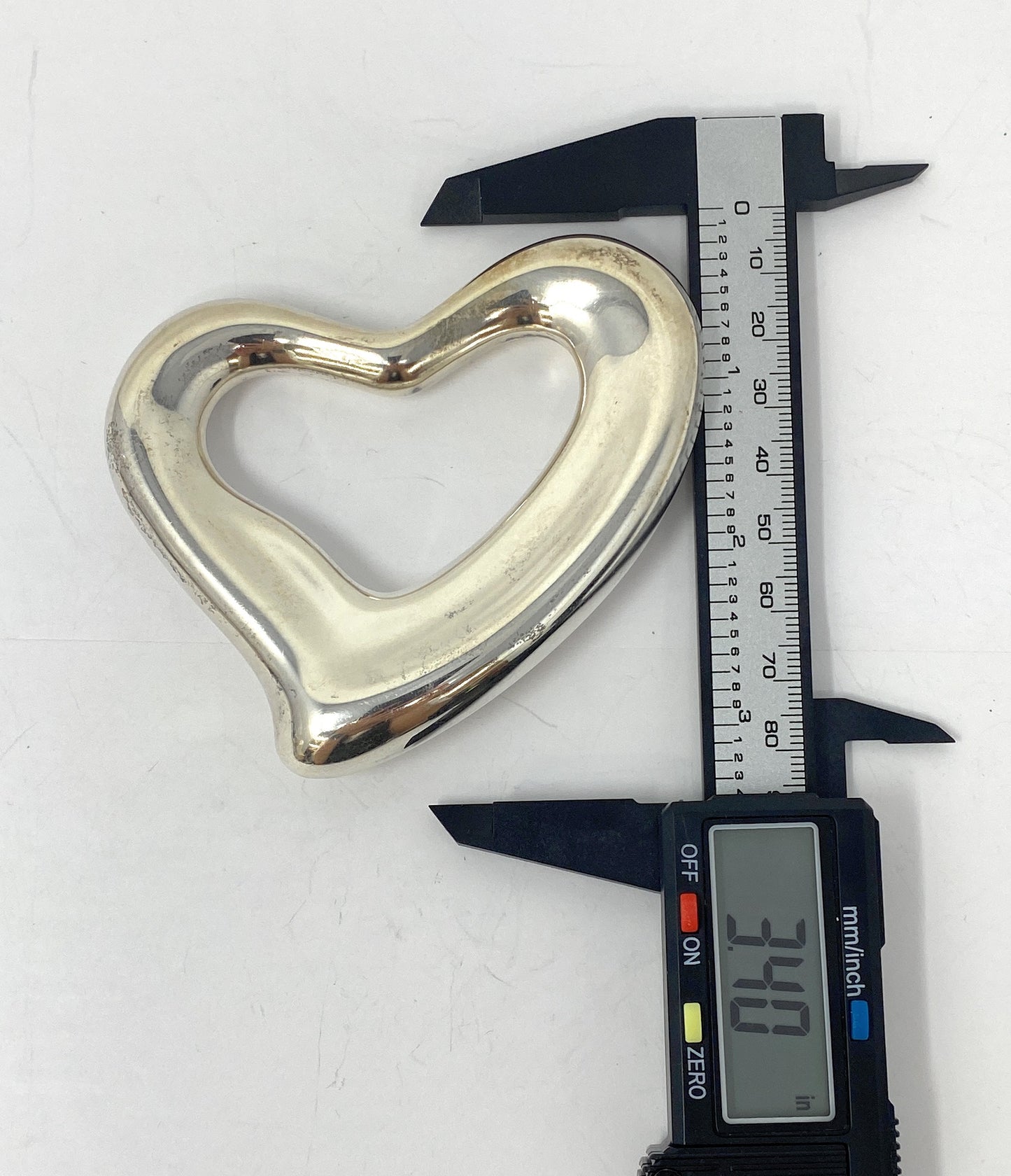 Tiffany & Co. Elsa Peretti Sterling Silver Open Heart Buckle Only