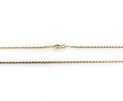 14k Gold Infinity Knot Necklace 3.4g
