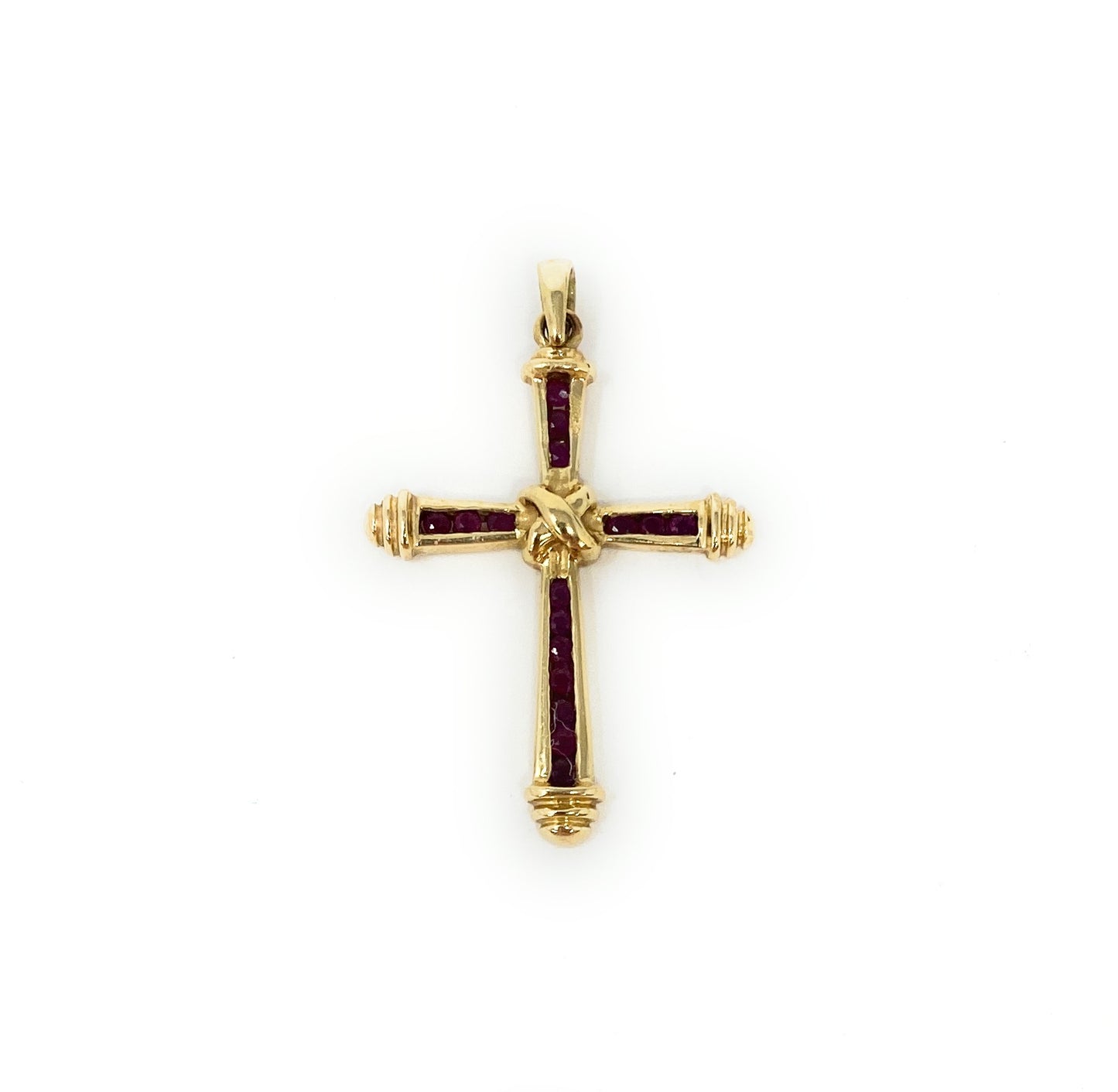14k Ruby Cross 3.2g
