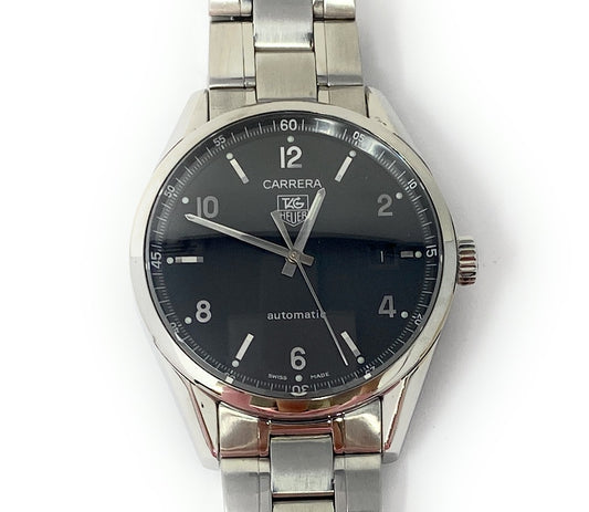 Tag Heuer Cal 5 Carrera Stainless Steel Watch WV211B.BA.787 Max Wrist 6.5in