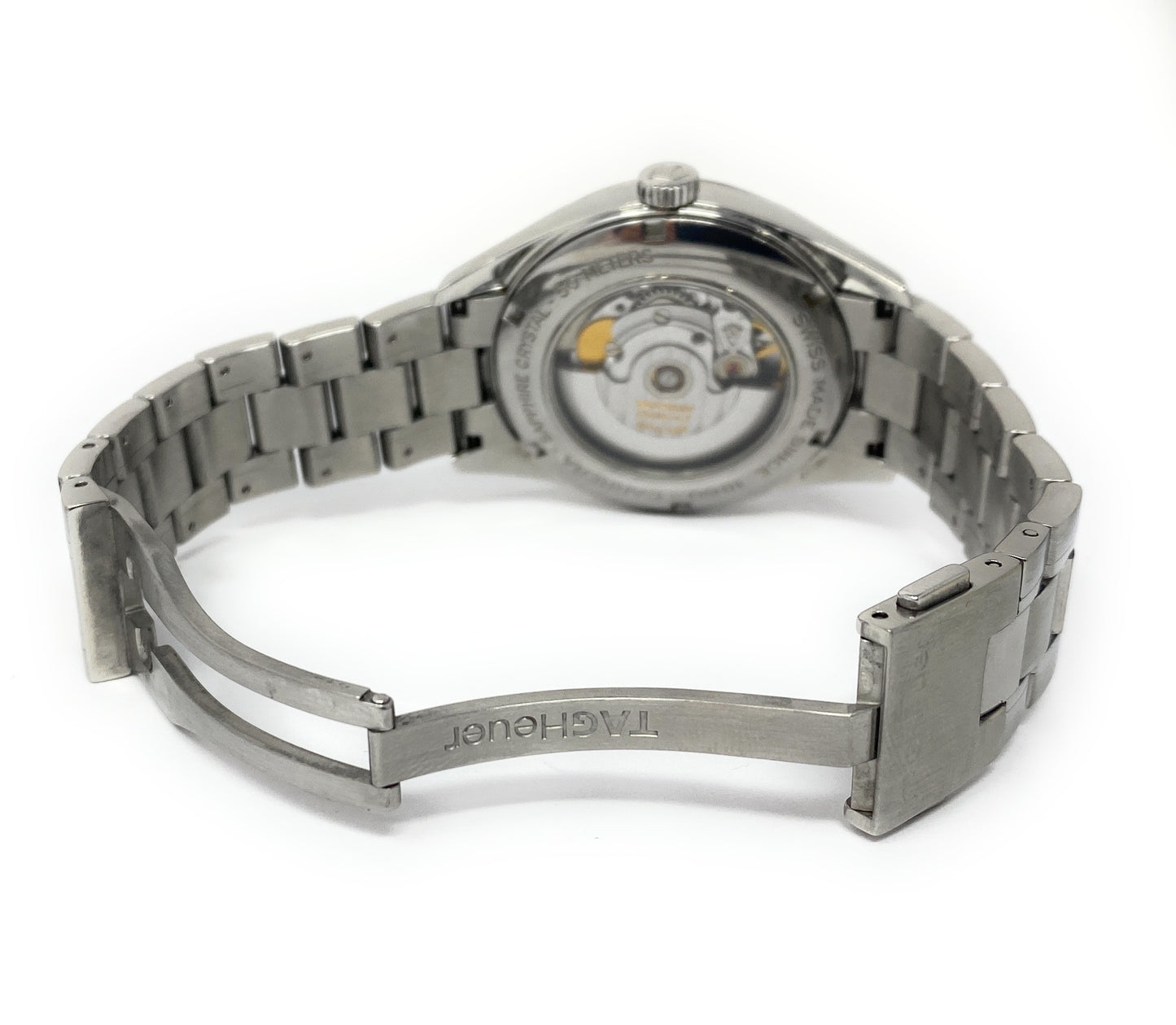 Tag Heuer Cal 5 Carrera Stainless Steel Watch WV211B.BA.787 Max Wrist 6.5in