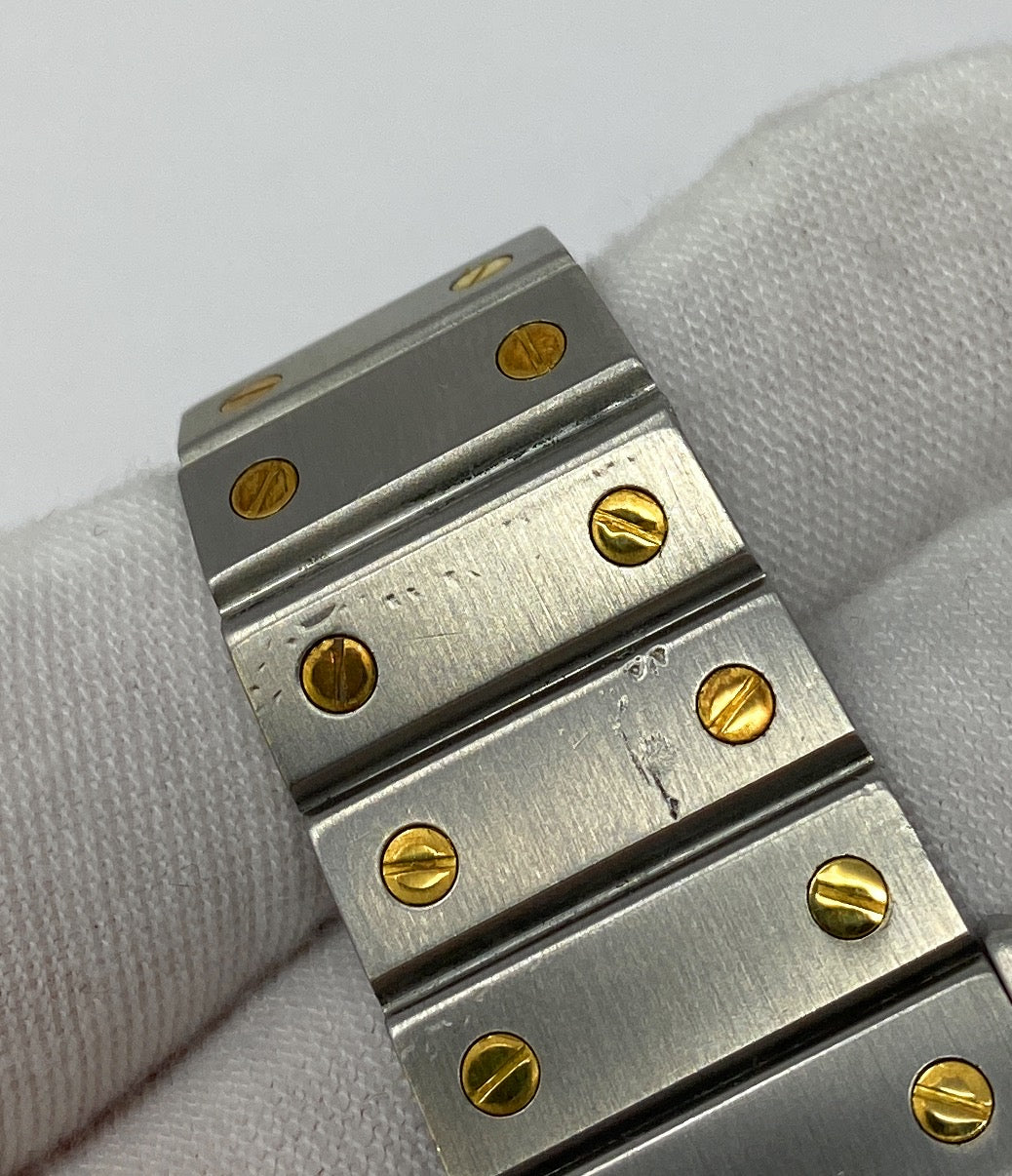 Cartier Santos AC23.80 S. Steel & 18k  Santos Galbee 29mm Watch